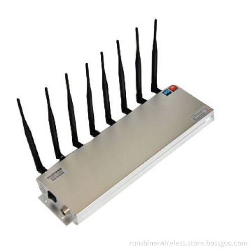 Eight Band Indoor, Mobile Signal Jammer Breaker for GPS, Wi-Fi, 3G